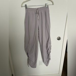 Purple workout joggers
